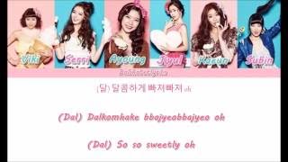 Dalshabet (달샤벳) - Dal★Shabet - Member Coded Lyrics (Han/Rom/Eng) (Ft. BigTone)