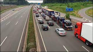 Verkehrschaos: Rund 17 Stunden Vollsperrung auf der A 6