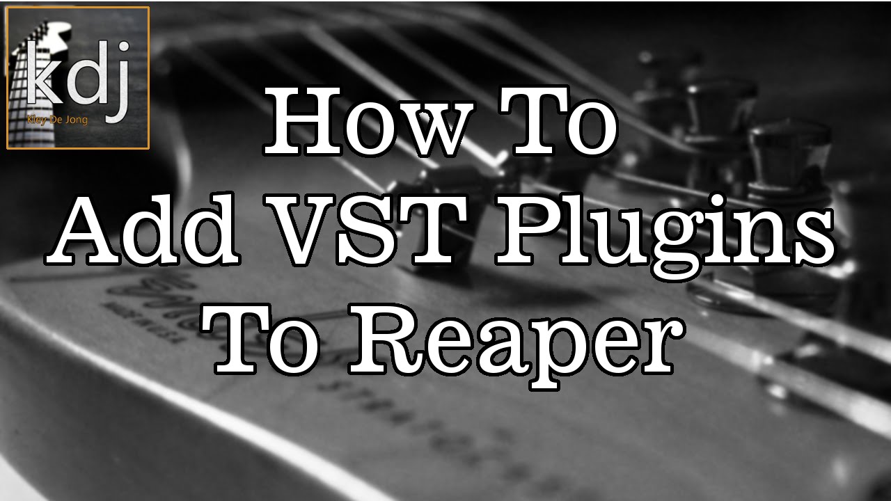 How To Add Vst Plugins To Reaper Youtube