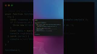 JavaScript Shortcuts - Fetch API
