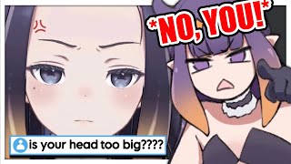 Ina gets Offended when Takodachi said her Head is \