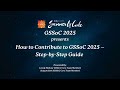 How to Contribute to GSSoC 2025 — Step-by-Step Guide