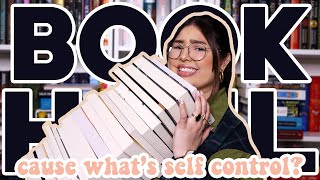a BIG book haul because self control in this household? a concept 🤨