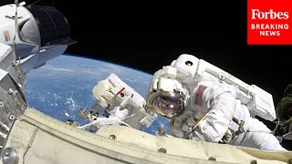 NASA Releases Spacewalk Footage From Astronauts Outside International Space Station