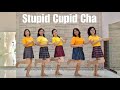Stupid Cupid Cha Line Dance (demo & count)