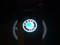 Skoda door light logo