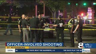 Detectives investigating officer involved shooting in St.Petersburg