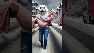 Adek ayah pulang bawa cewek cantik #funny #kucing #cat #animation #cartoon #comedy #cats #shorts