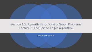 Math for Liberal Studies - Lecture 1.5.2 The Sorted-Edges Algorithm