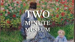 Camille Monet and a Child in the Artist’s Garden in Argenteuil by Claude Monet (1875) in Two Minutes