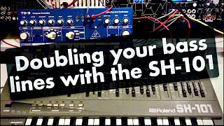 TD-3 controlling the SH-101: Doubling your bass lines with the Roland SH-101