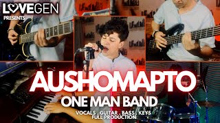 Aurthohin - Aushomapto | One Man Band Cover ( WITH BASS SOLO ) | Ariyan | LoveGen