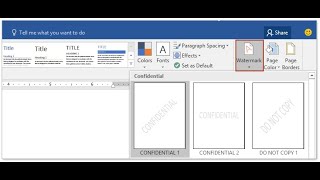 How to Insert Watermark in MS Word (Picture & Text) (বাংলা) || Bangla tutorial
