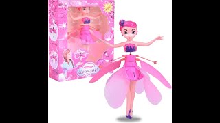 Roseleaf Flying Fairy Doll Hand Instruction Control Dolls Child Fly Toy Kids Gift