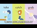 takeとcatchとgrabの違い／catchとcaptureの違い／checkとconfirmの違い 「取る・捕る」にまつわる英語の類義語をイラストで説明 vol.90