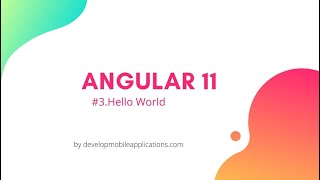 3. Hello World Example | Basic angular example