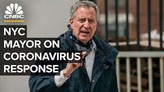 New York City Mayor Bill de Blasio speaks on coronavirus response - 4/16/2020