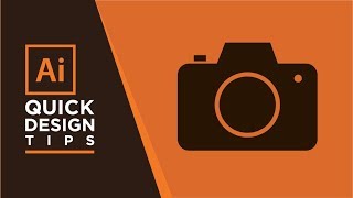 How to Make a Camera Icon with Adobe Illustrator | Quick Design Tips