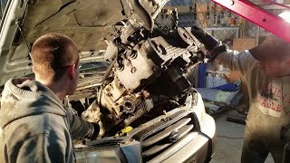 Project Filthy Forester Ep.2| Engine Removal Time-lapse