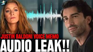 NEW LEAK! Justin Baldoni Private Voice Memo EXPOSES Blake Lively Manipulation!?