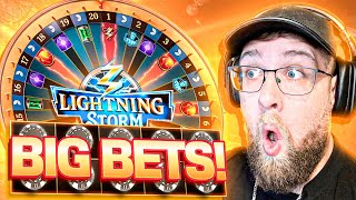 BIG BETS ON LIGHTNING STORM USING MY NEW STRATEGY!