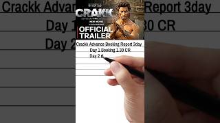 Crackk Advance Booking Report 3day Vidyut Jammwal Film Crackk #shorts