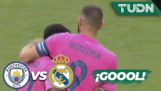 ¡GOLl! ¡Benzema da vida al Madrid! | Man City 1-1 Real Madrid | Champions League 2020 - 8vos | TUDN