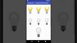android grid view and image switcher example