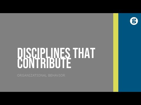 Why does the field of organizational behavior draw on so many different disciplines?