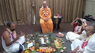 H.H.BHAKTIMARGA SWAMI'S INITIATION CEREMONY ISKCON SCARBOROUGH ONTARIO 🇨🇦CANADA🍁 🇨🇦 APRIL, 3RD, 2022