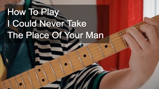 'I Could Never Take The Place of Your Man' Chords - Prince Guitar Tutorial