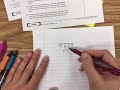 Line and dot division - 1 digit divisor