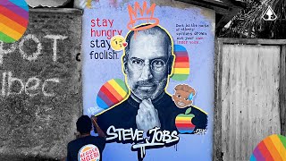 Steve Jobs Mural by MBT