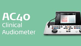 AC40 Clinical Audiometer: Tone Display Screen and Testing Functions