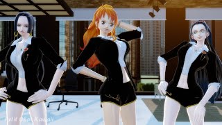 [MMD One Piece] - Hancock Nami Robin - Step KARA