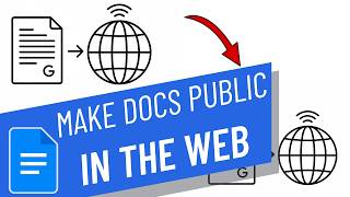 Make Google Docs Public on the Web