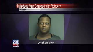 Talladega Man Charged with Robbery