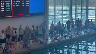 2022 CCIW Championships Men's 100 Yard Breast Prelims (Heat 2)