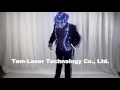 MJ Style LED Luminous Women Costume Growing Light Up Halloween DS DJ Party Tuxedo Suit