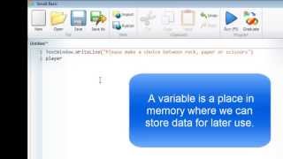 Tutorial 2 How to get text from the user in small basic
