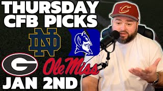 Thursday CFB Picks - College Football Playoff and Bowl Games With Kyle Kirms