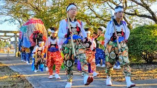 高岡市 戸出古中西町獅子舞  宮参り 戸出神社2024 furunakanishimachi Lion Dance festival to exorcise evil spirits Japan