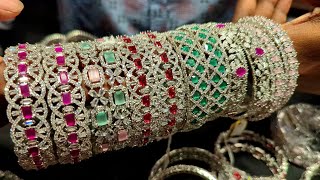 এক্সক্লুসিভ ডায়মন্ড কাট চুড়ি কিনুন/Original Bombay Diamond cut bangles latest collection