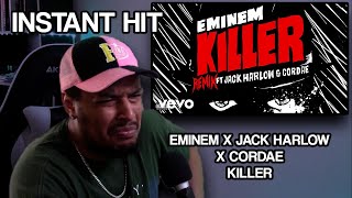EM SURPISED ME! Eminem - Killer Remix Official Audio ft Jack Harlow Cordae [FIRST REACTION & REVIEW]