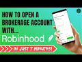 How to Open a Brokerage Account with Robinhood (Tutorial for Beginners)