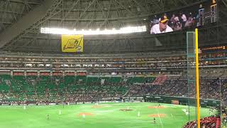 プレイボール 試合開始風景  PayPayドームにて ソフトバンクホークスVSオリックスバファローズ