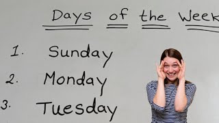 Days of the Week | Sunday Monday | Days Name | Sunday Monday Ki Spelling |Weeks  | ravivaar somvar|