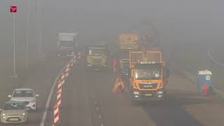 Lange file op A6 van Ketelbrug naar Lelystad