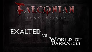 Exalted vs World of Darkness: Pentex (Read the handbook)