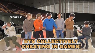 bts collectively cheating in games is the most chaotic thing ever